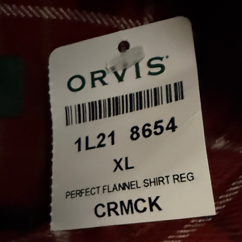 Orvis Perfect Flannel Shirt (Men’s XL) NWT - Picture 9 of 11